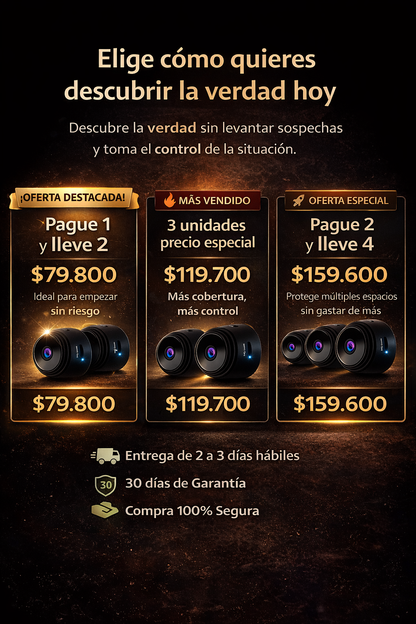 PROMOCIÓN 2X1 MINI CAMARA SHADOWGUARD