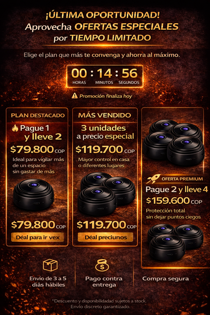 PROMOCIÓN 2X1 MINI CAMARA SHADOWGUARD