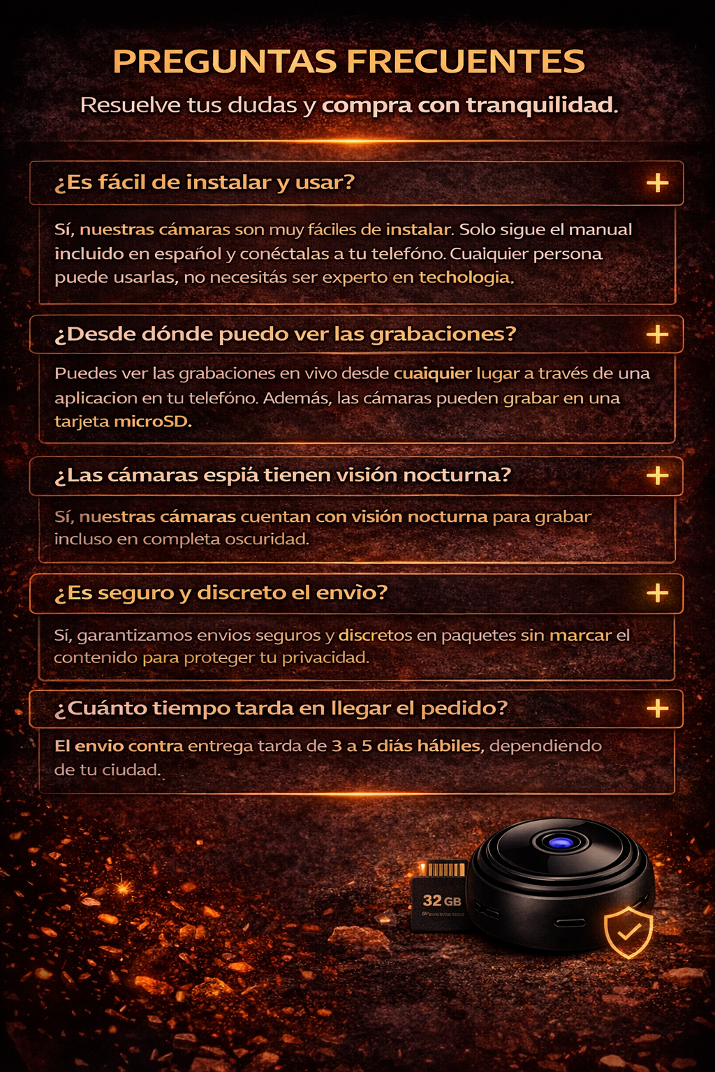 PROMOCIÓN 2X1 MINI CAMARA SHADOWGUARD
